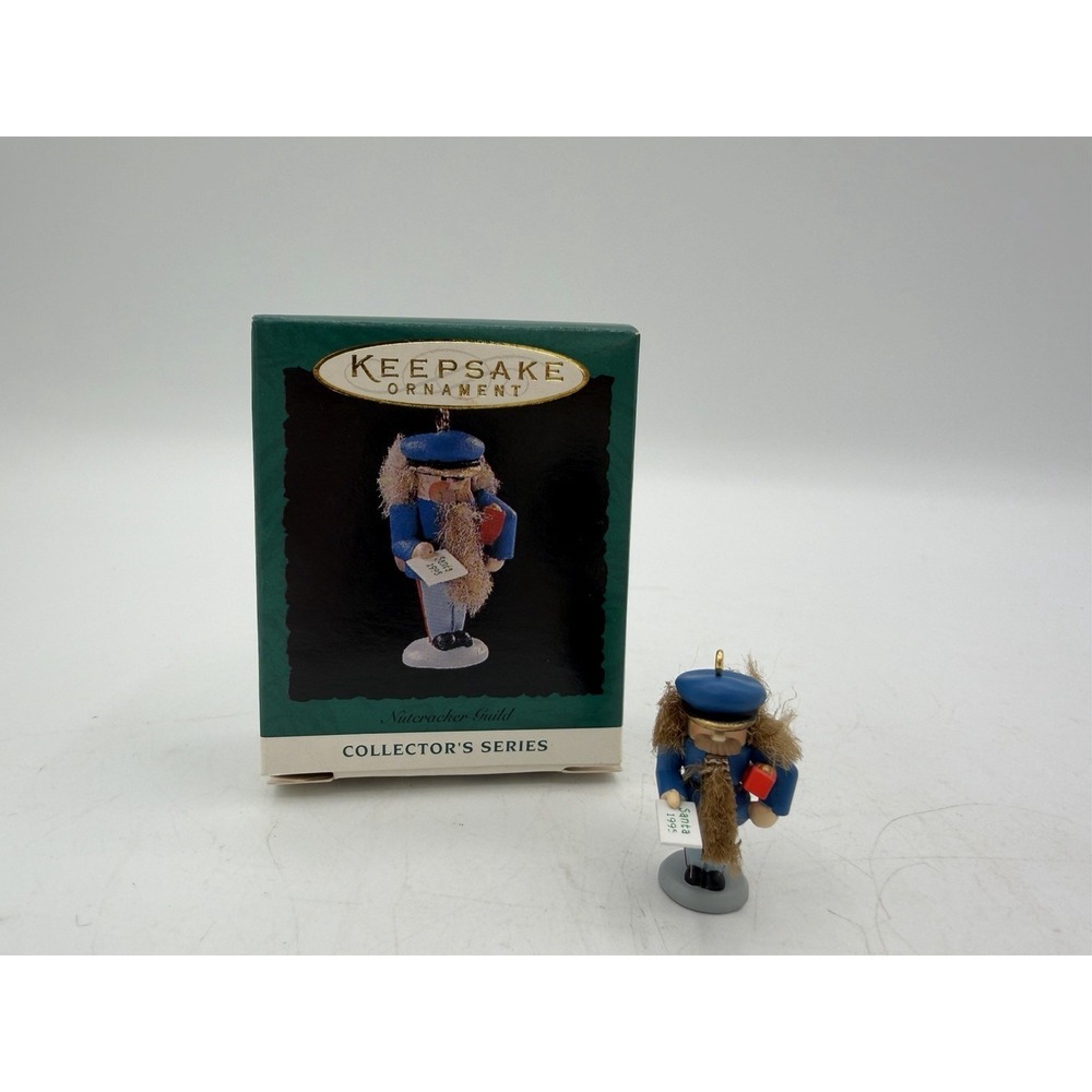 🎄🪵 Hallmark Keepsake Miniature Ornament – Nutcracker Guild – 1995 – NOS – Tiny